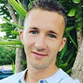 Portrait of Be Vocal sales agent Brett Watkins